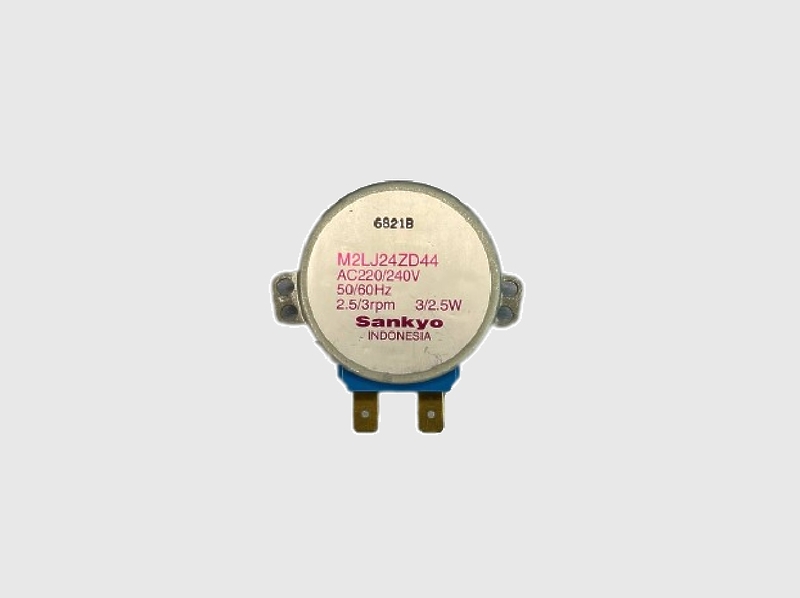 Двигатель (мотор) вращения поддона M2LJ24ZD44 для СВЧ микроволновой печи Whirlpool AVM 335/WP/WH